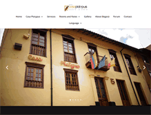 Tablet Screenshot of casaplatypusbogota.com